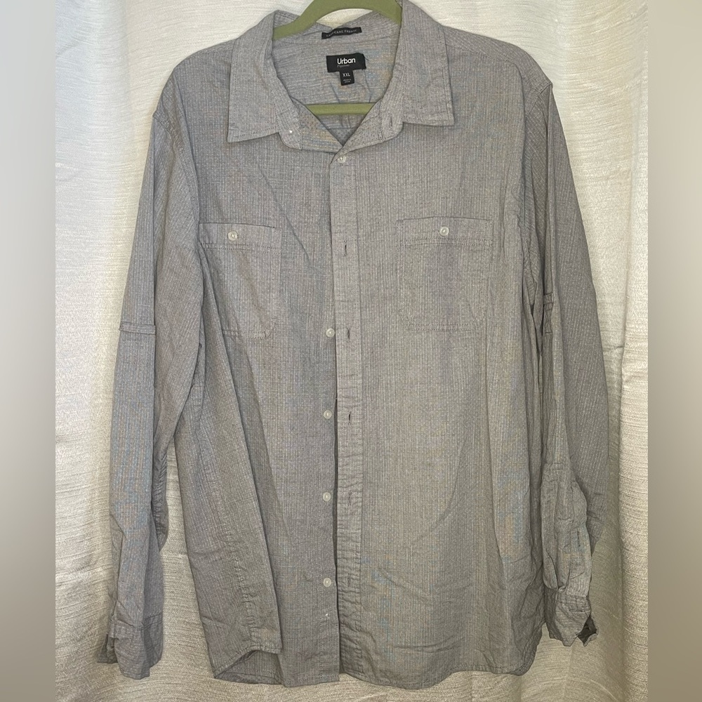 Urban Pipeline Easy Care Grey Dress Shirt
